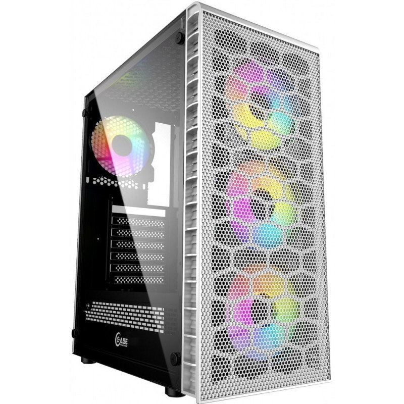 Корпус ATX без БП Powercase Mistral Z4С White (CMIZ4CW-L4), белый