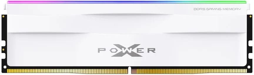 Модуль памяти DDR5 16Gb PC41600 5200MHz Silicon Power Xpower Zenith (SP016GXLWU520FSG), белый