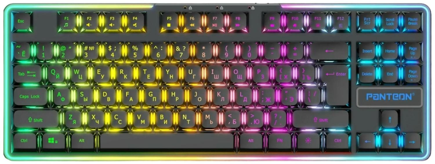 Клавиатура игровая с подсветкой PANTEON M180 USB, чёрная