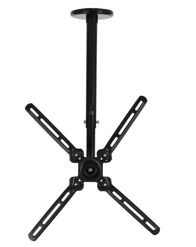Кронштейн для телевизора Cactus CS-CP07 черный 23"-55" макс.45кг потолочный поворот и наклон