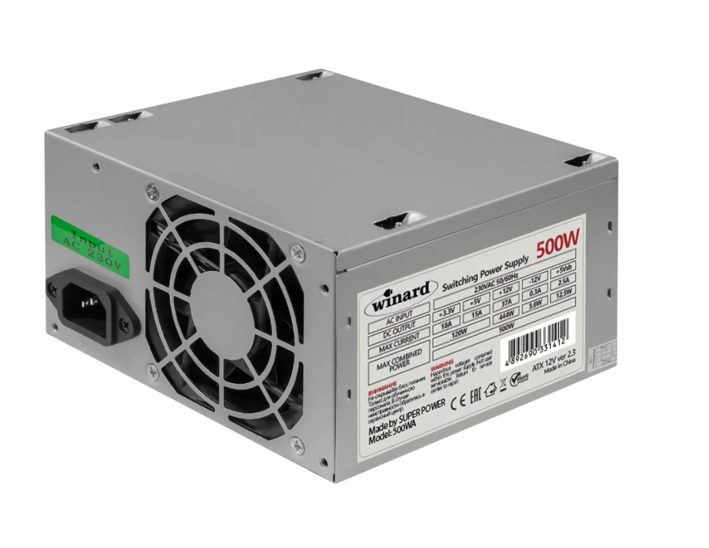 Блок питания 500W Winard 500WA