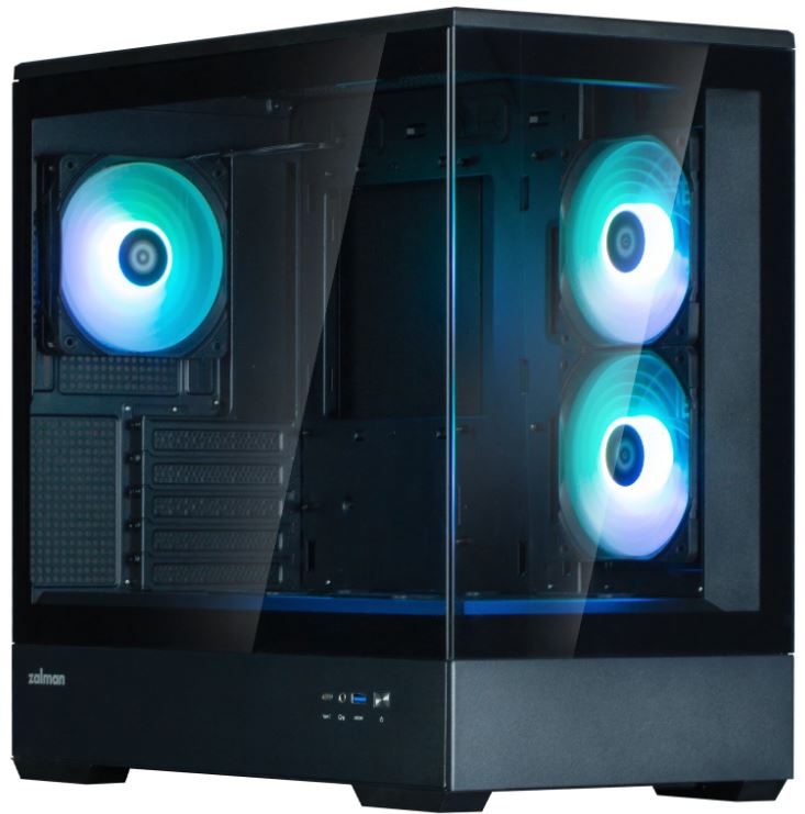 Корпус mATX без БП Zalman P30 V2, черный