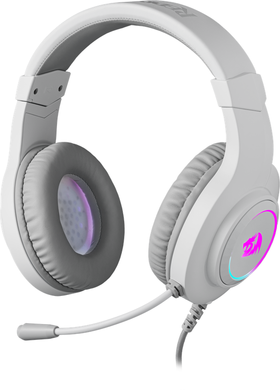 Гарнитура игровая Redragon Hylas, RGB, белый