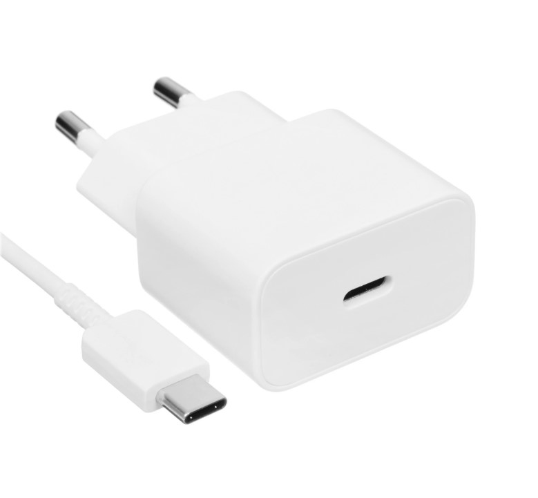 СЗУ Samsung 25W PD USB-C Adapter 2 Pin белый
