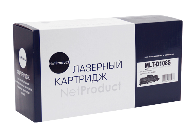 Картридж совместимый NetProduct N-MLT-D108S (ML-1640/1641/2240/2241) (1.5K)