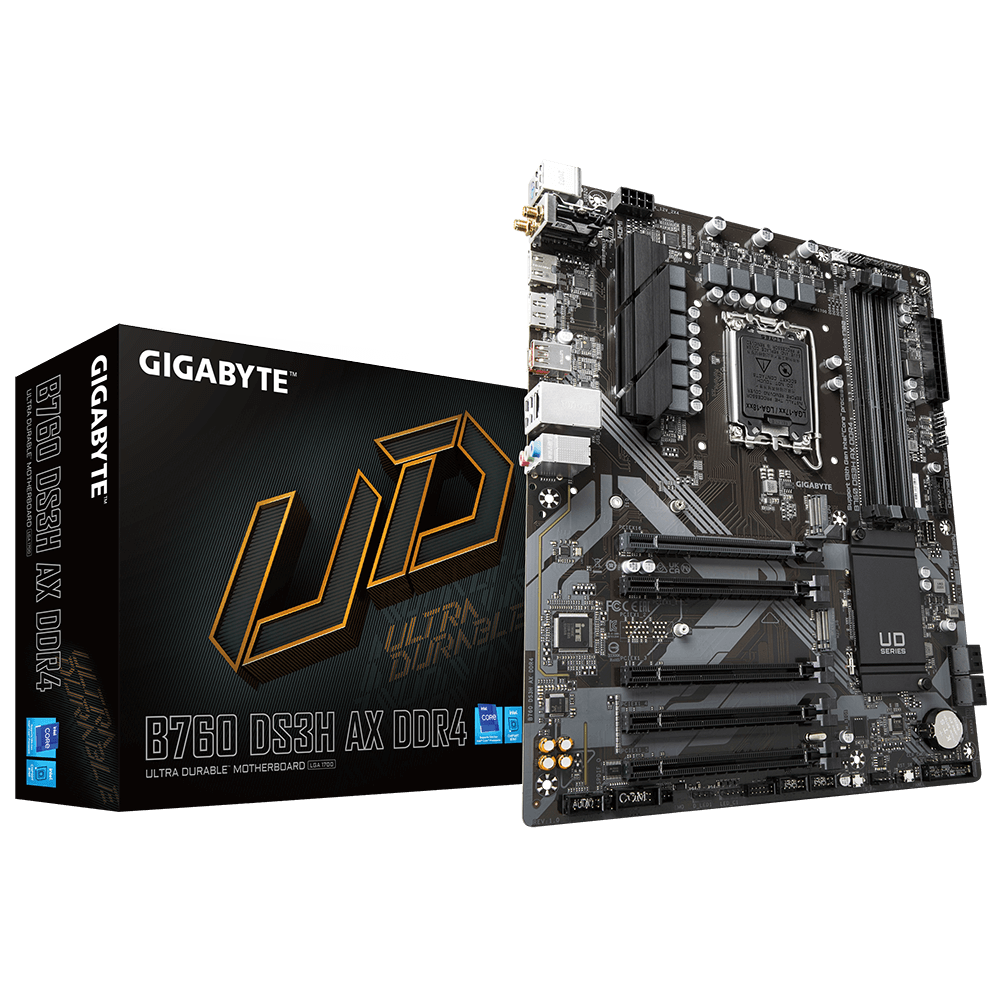 Материнская плата Socket 1700 GIGABYTE B760 DS3H AX DDR4