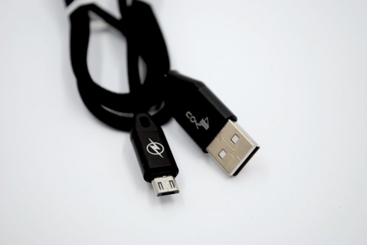 Кабель microUSB 4you Amur (2.1А) Black