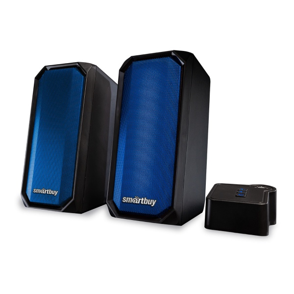 Акустика 2.0 SmartBuy RAPTURE, Bluetooth, RGB-подсветка, черный