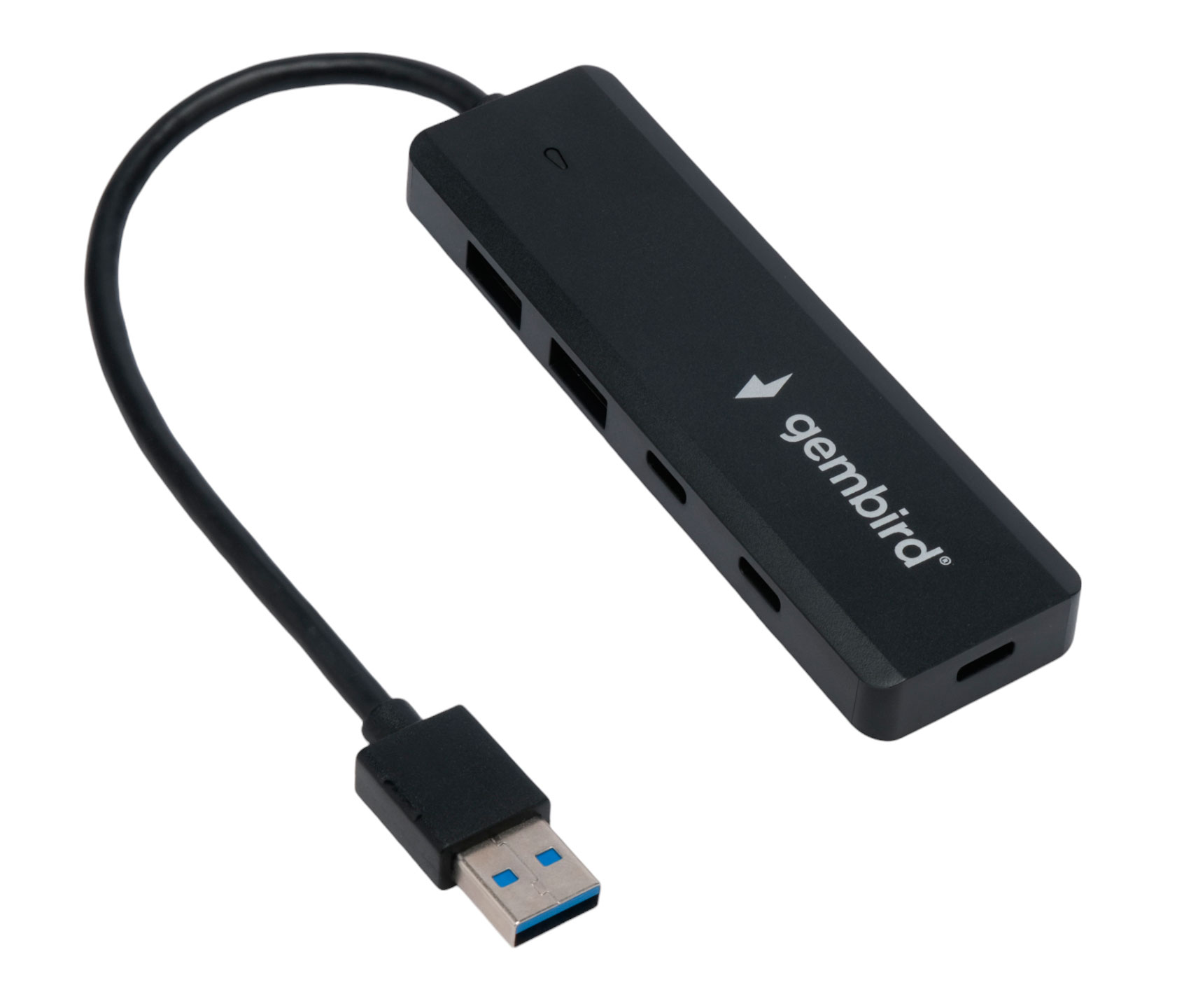 USB-концентратор Gembird UHB-C415 (2 порта USB 3.1 + 2 порта Type-C) с доп. питанием (Type-C)