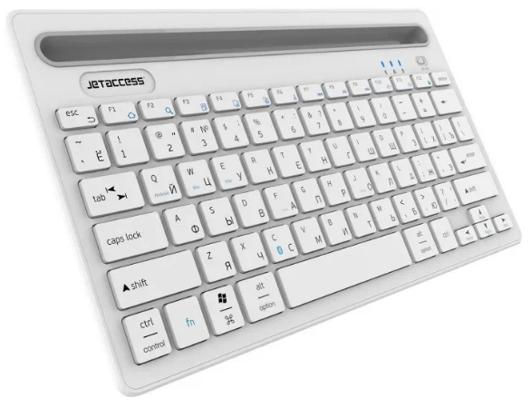 Клавиатура беспроводная JETACCESS SLIM LINE K3 BT белый