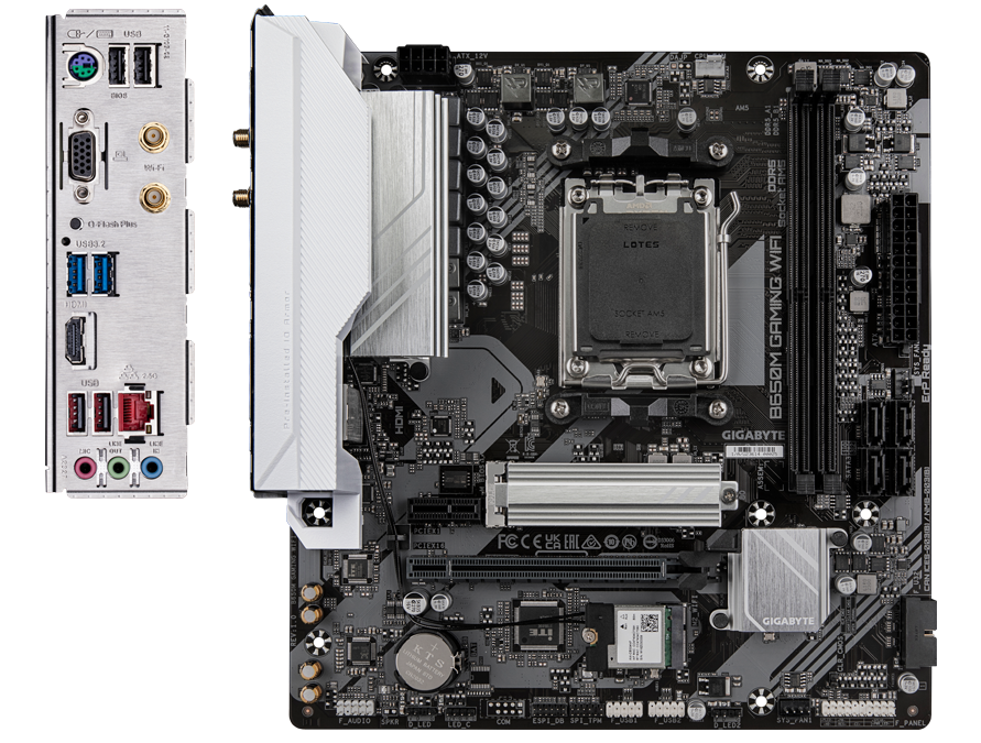 Материнская плата Socket AM5 GIGABYTE B650M GAMING WIFI