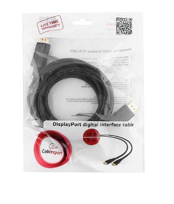 Кабель DisplayPort - DisplayPort, v1.1, 3м Cablexpert CC-DP-10