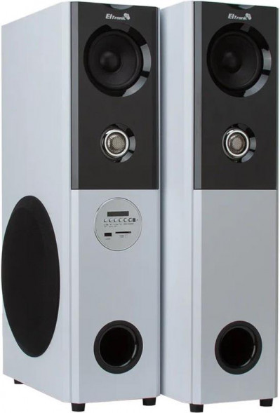 Акустика 2.0 ELTRONIC 20-82 HOME SOUND 100Вт МДФ, USB, SD, AUX, Bluetooth, Пульт Д/У, HDMI белая