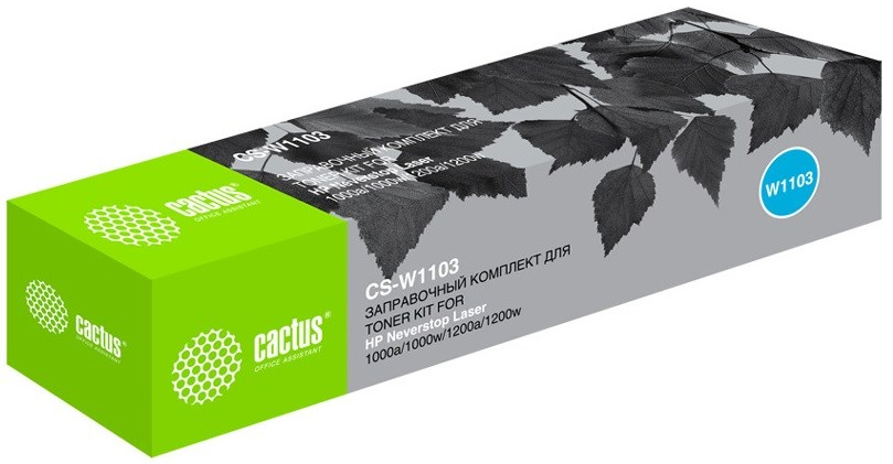 Картридж совместимый Cactus CS-W1103 (W1103) для HP LJ (1000/1200), 2.5K