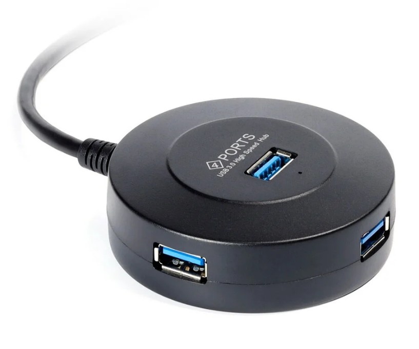 USB-концентратор Smartbuy SBHA-7314-B/50 (4 порта USB 3.0), черный