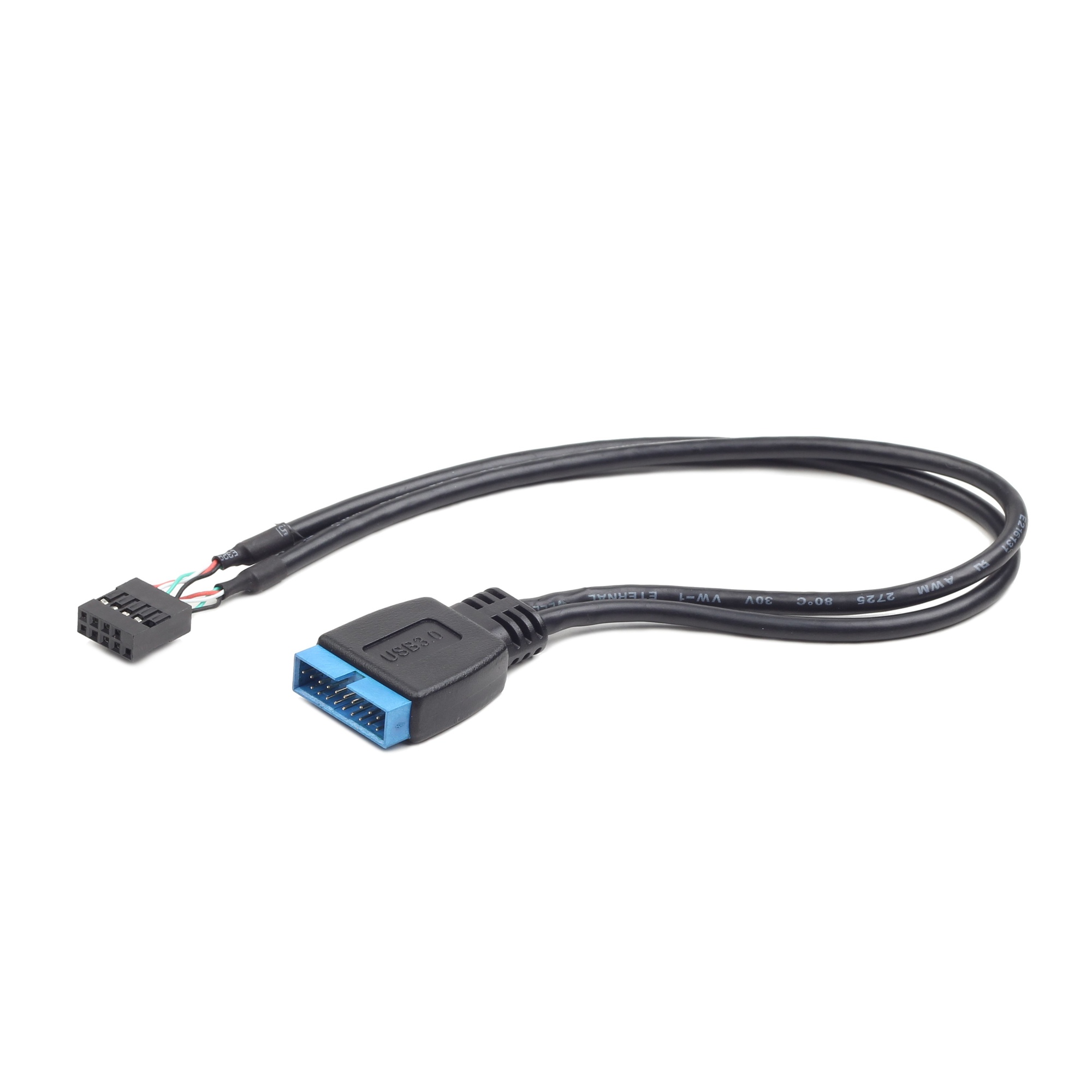 Внутренний USB2 - USB3 кабель Cablexpert CC-U3U2-01, 9pin/19pin, 0.3m