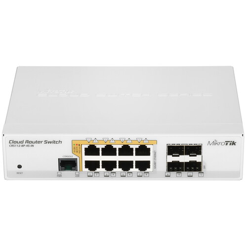 Коммутатор MikroTik CRS112-8P-4S-IN