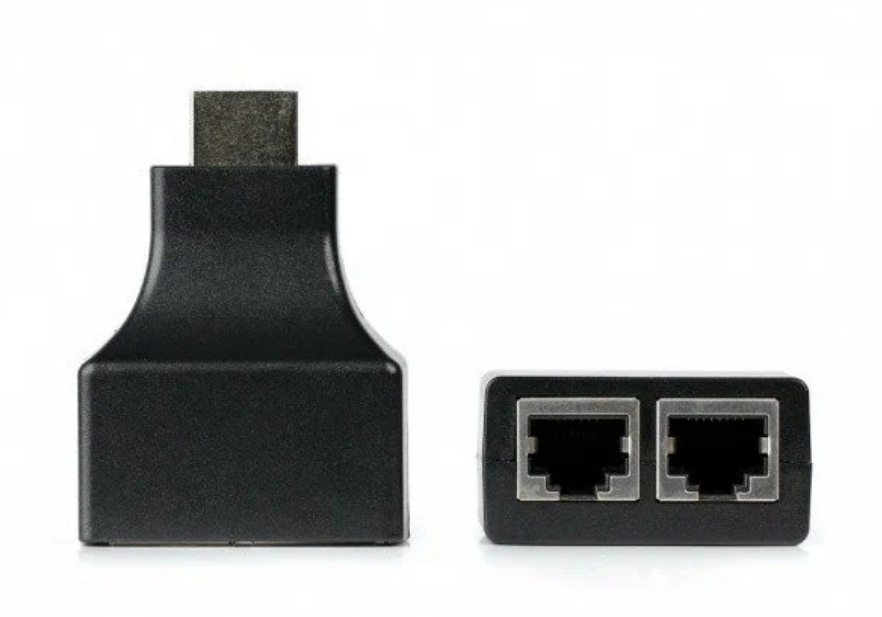 Адаптер для передачи HDMI сигнала по витой паре UTP 5e/6, до 30 м. (в компл. 2 адаптера) (A250)