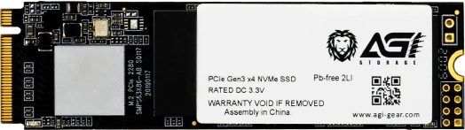 Накопитель SSD M.2 NVMe 256Gb AGi AI198 AGI256G16AI198