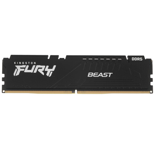 Модуль памяти DDR5 16Gb PC48000 6000MHz Kingston Fury Beast Black Expo (KF560C30BBE-16)