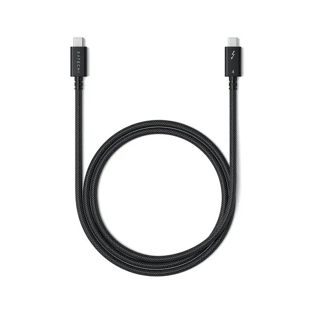 Кабель Type-C - Type-C Satechi Thunderbolt 4 Pro, черный, 1м