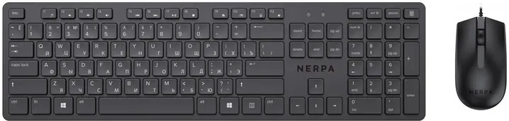 Комплект клавиатура+мышь NERPA NRP-MK150-W-BLK черный