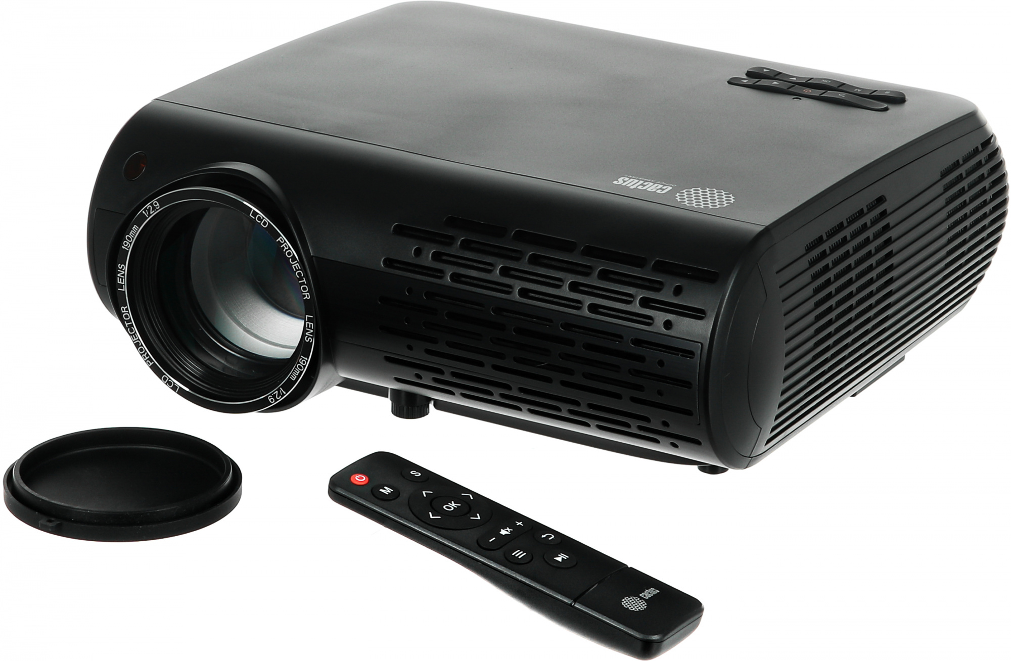 Проектор Cactus CS-PRO.02B.Full HD LCD 3000Lm (1920x1080) 2000:1 ресурс лампы:30000часов 2xUSB typeA