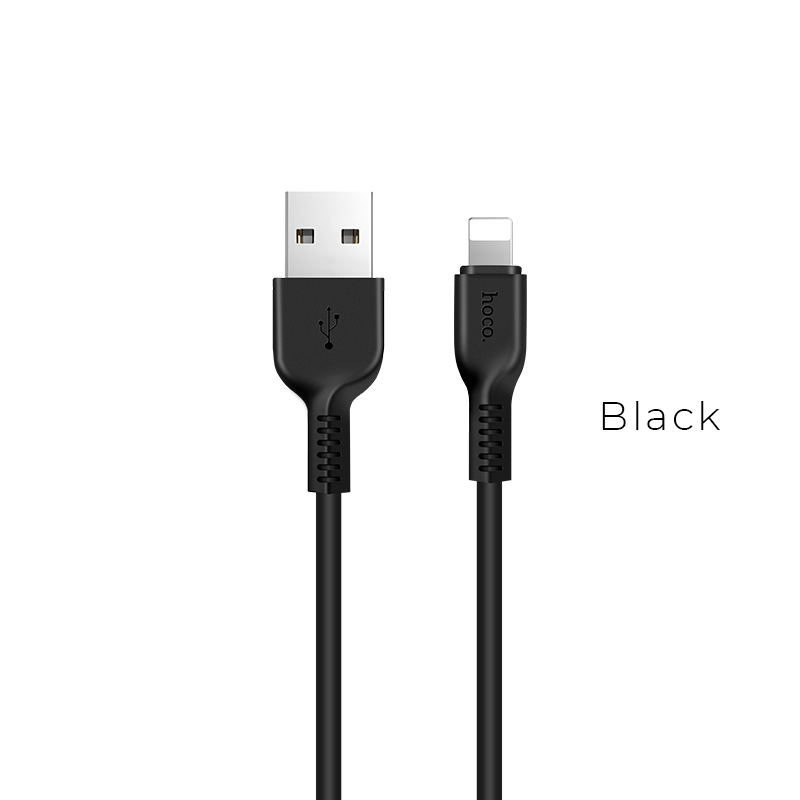 Кабель IPhone Lightning Hoco X13 1m, черный