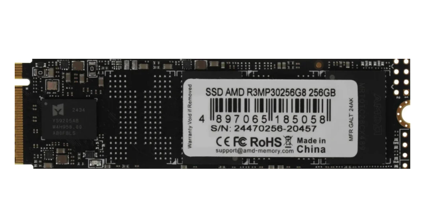 Накопитель SSD M.2 NVMe 256Gb AMD Radeon R3 R3MP30256G8