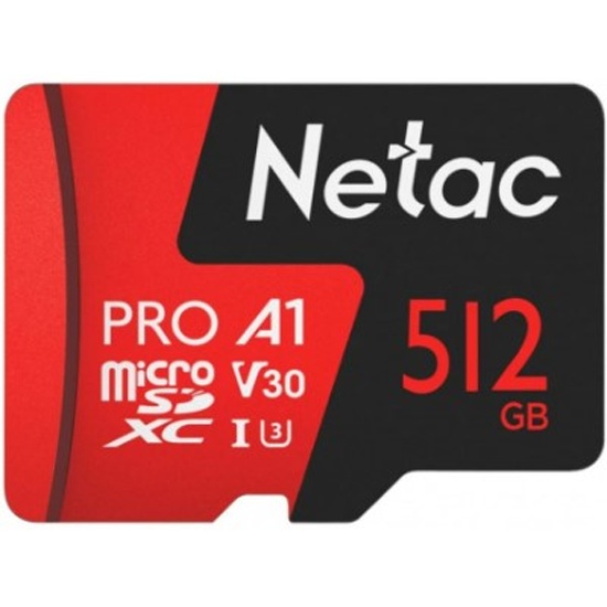Карта памяти MicroSDXC UHS-I Card 512GB Netac P500 PRO (NT02P500PRO-512G-S)