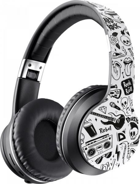 Bluetooth Гарнитура Defender FreeMotion B595 черный, принт