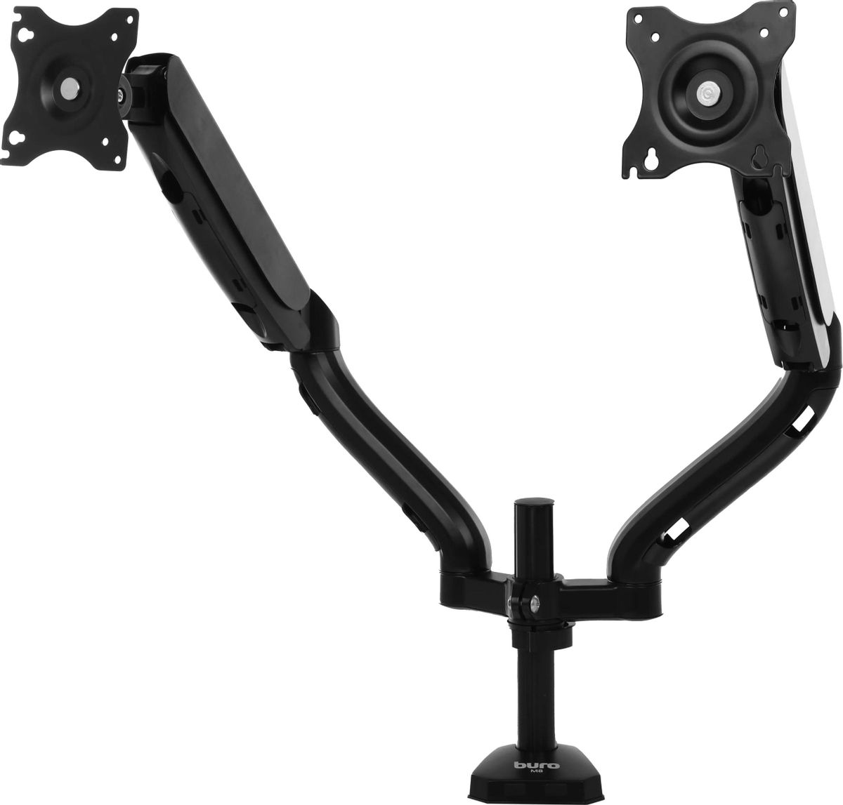 Кронштейн для мониторов ЖК Buro M8, 17"-27" макс.9кг, крепление к столешнице, поворот и наклон