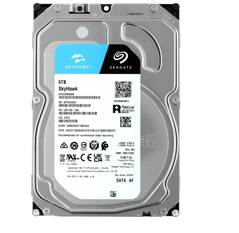 Жесткий диск 3.5" 6Tb Seagate Surveillance Skyhawk (ST6000VX009)