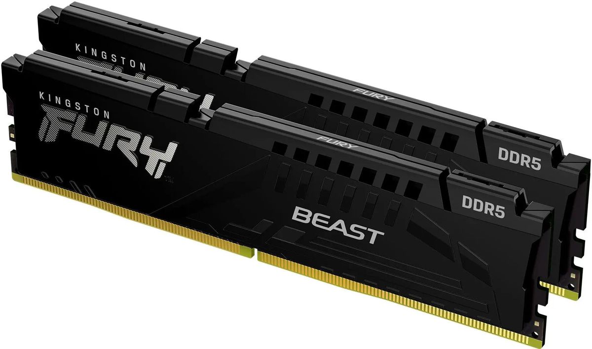 Комплект модулей памяти DDR5 2x16Gb Kingston FURY Beast Black (KF556C36BBEK2-32)