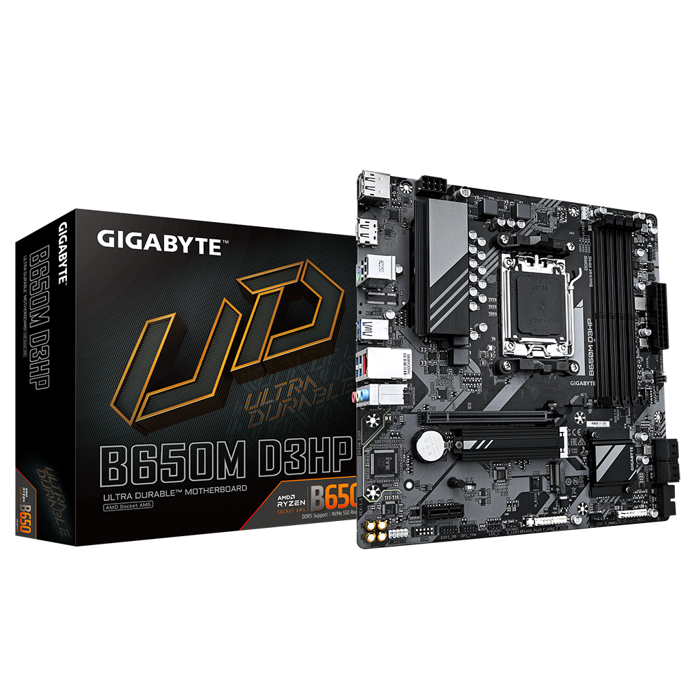 Материнская плата Socket AM5 GIGABYTE B650M D3HP