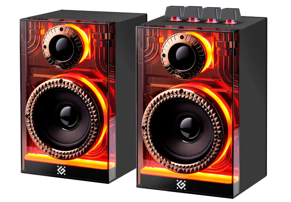 Акустика 2.0 Defender Futuro, LED, Bluetooth, Micro-SD, USB