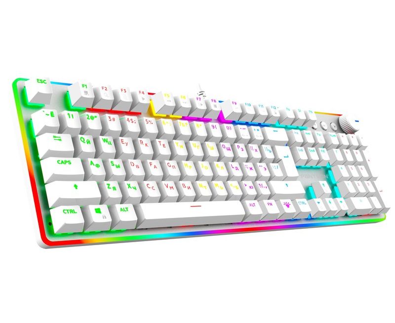 Клавиатура механическая PANTEON T9 USB, белая