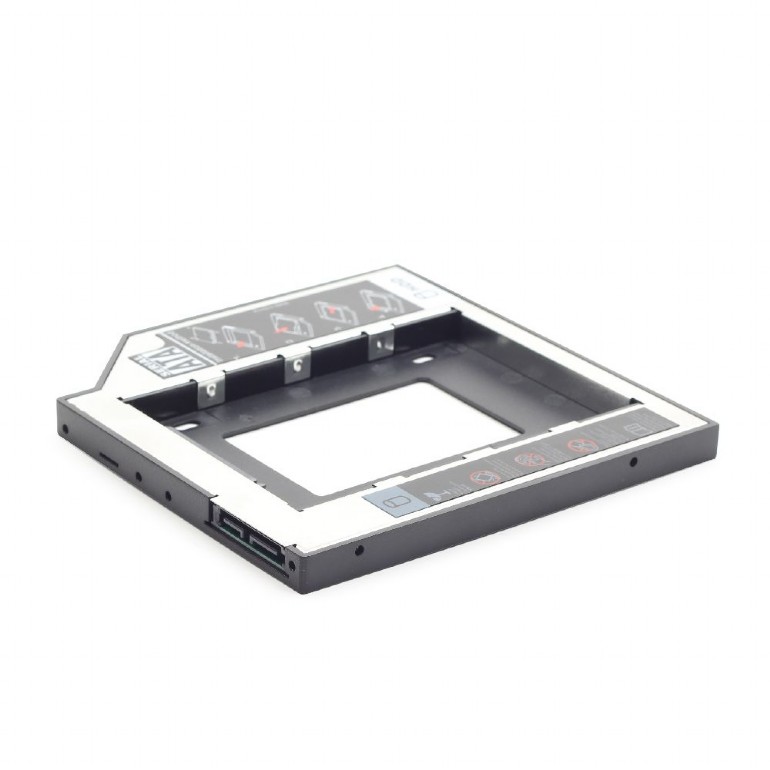 Переходник (адаптер) 2.5" SATA в отсек SlimDVD SATA, Gembird MF-95-02, 12.7 мм