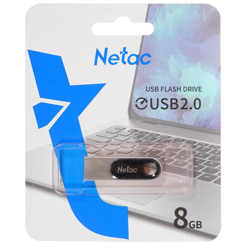 Флеш накопитель 8Gb USB 2.0 Netac U278 (NT03U278N-008G-20PN)