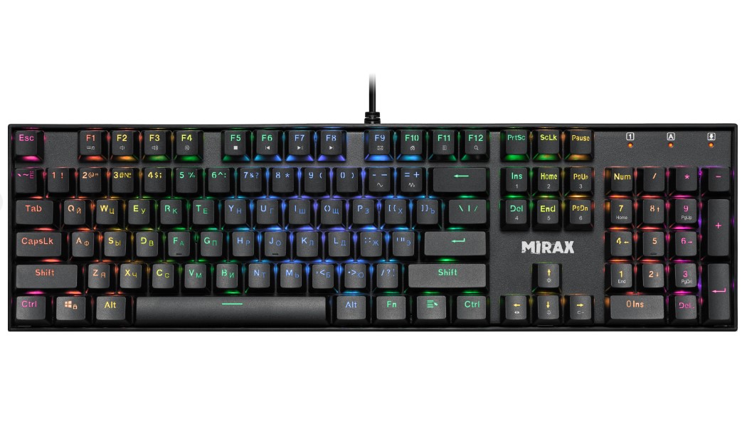 Клавиатура механическая Defender Mirax GK-352, черный