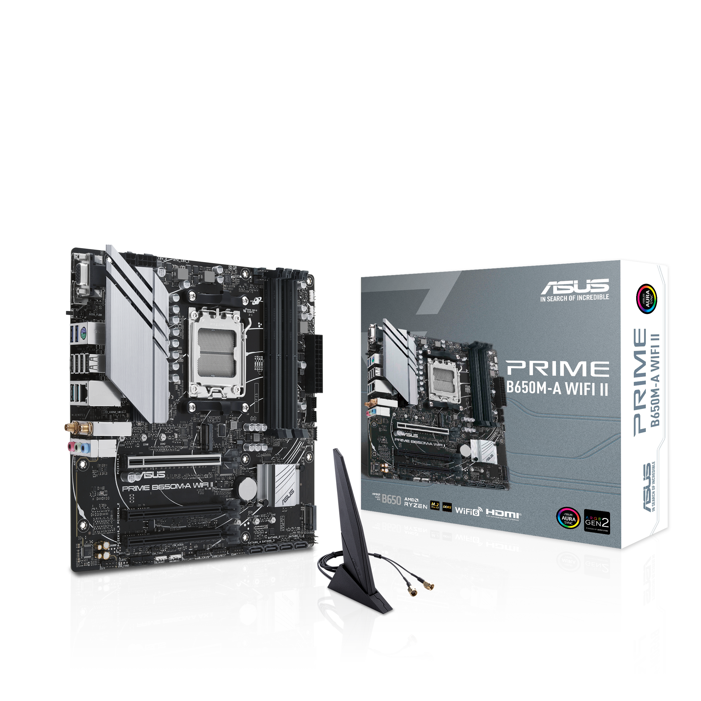 Материнская плата Socket AM5 ASUS PRIME B650M-A WIFI II