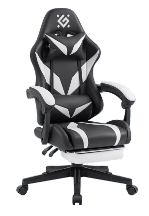 Кресло игровое Defender Aspect, черный/белый