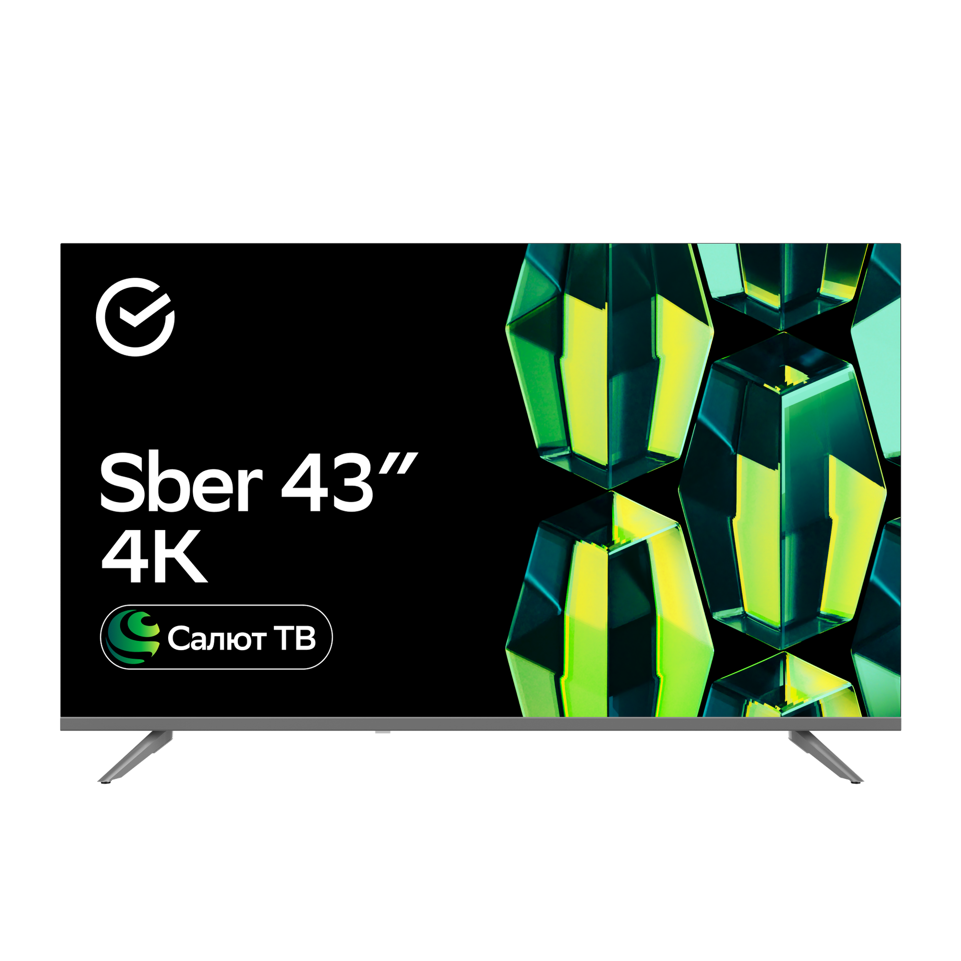 Телевизор 43" Sber SDX 43U4014 черный
