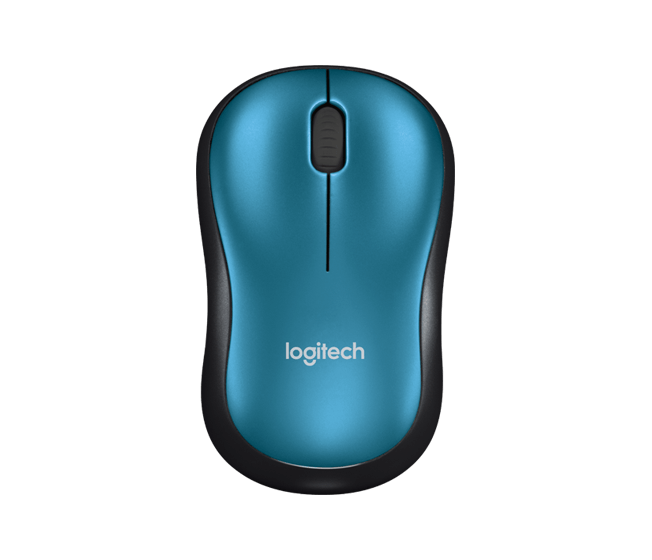 Мышь беспроводная Logitech M185 синий