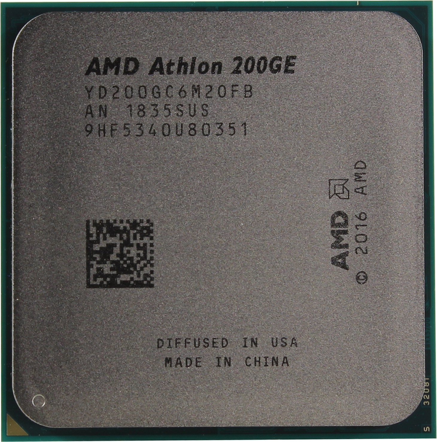Процессор Socket AM4 AMD Athlon 200GE OEM (YD200GC6M2OFB)