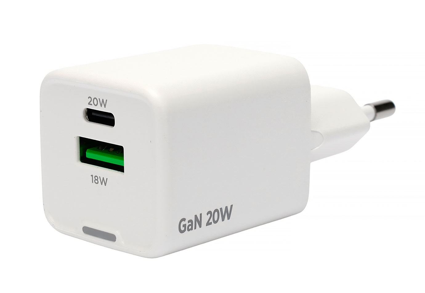 Универсальное СЗУ Cablexpert MP3A-PC-61 (20Вт, 1 USB, 1 Type-C, 3А), QC4.0/PD3.0, белый