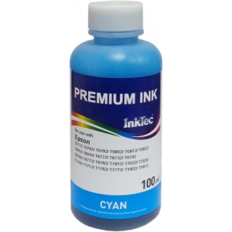 Чернила InkTec (E0010) Epson R270 (T0822) Cyan