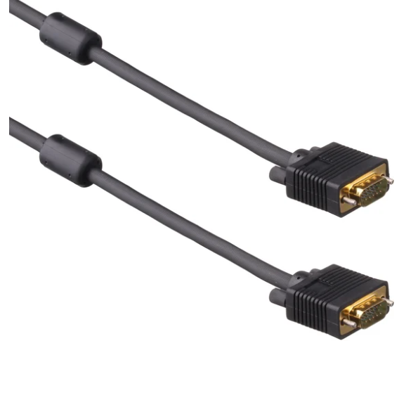 Кабель Exegate VGA Pro EX-CC-PVGA-15M15M-15.0 (15M/15M, 15м, 2 фильтра, позолоченные контакты)