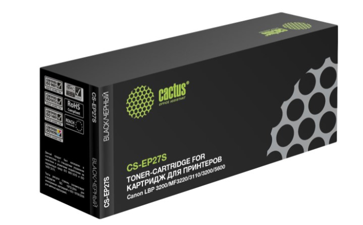 Картридж совместимый Cactus CS-EP27S для Canon (LBP 3200/MF3220/3110/3200/5600) 2.5K