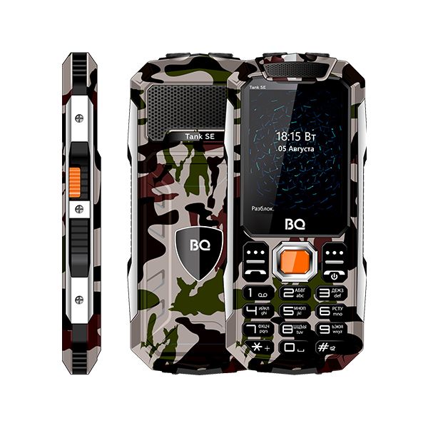 Мобильный телефон BQ-2432 Tank SE Military Green Dual SIM